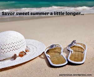 flip flops and hat at beach pixa x